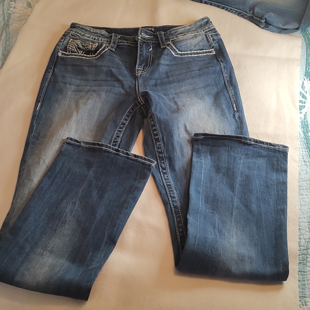 Vigoss slim boot Heritage Fit jeans Size 6 L32 - Picture 6 of 7